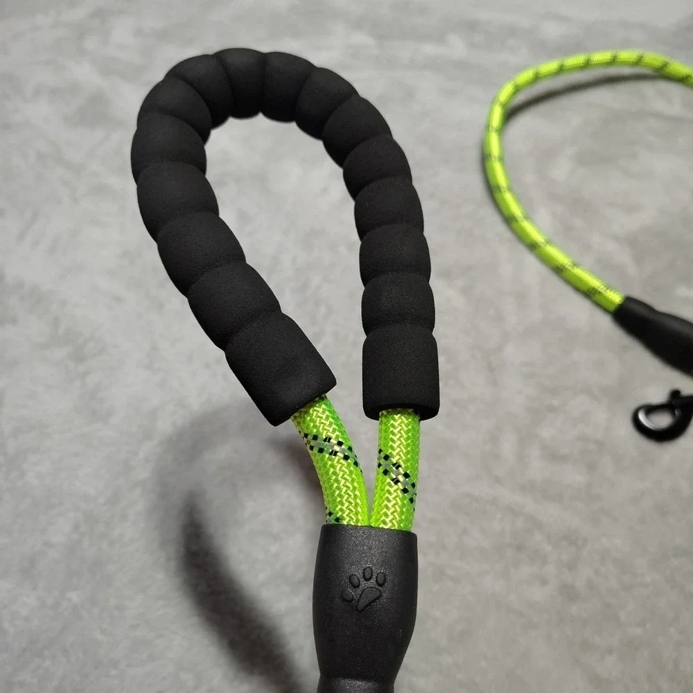 Panykoo Strong Pet Dog Leash 6 Foot Reflective Green‎ New Comfort Sturdy